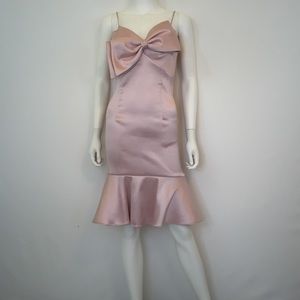 Xscape Satin Bow Dress